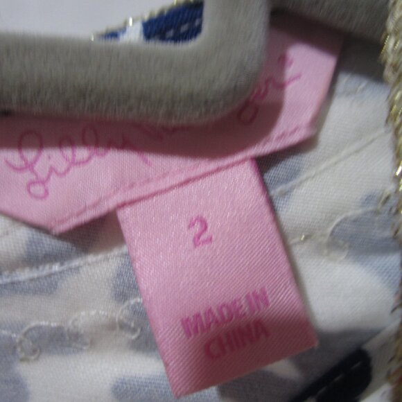 Lilly Pulitzer 2 Carlotta Homeslice Indigo Dress - Picture 2 of 8